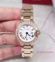 2017 Knockoff Cartier Ballon Bleu De Cartier Rose Gold Diamond Bezel 24mm Watch (3)_th.jpg